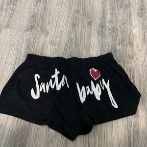 Low rise black soffe shorts size large